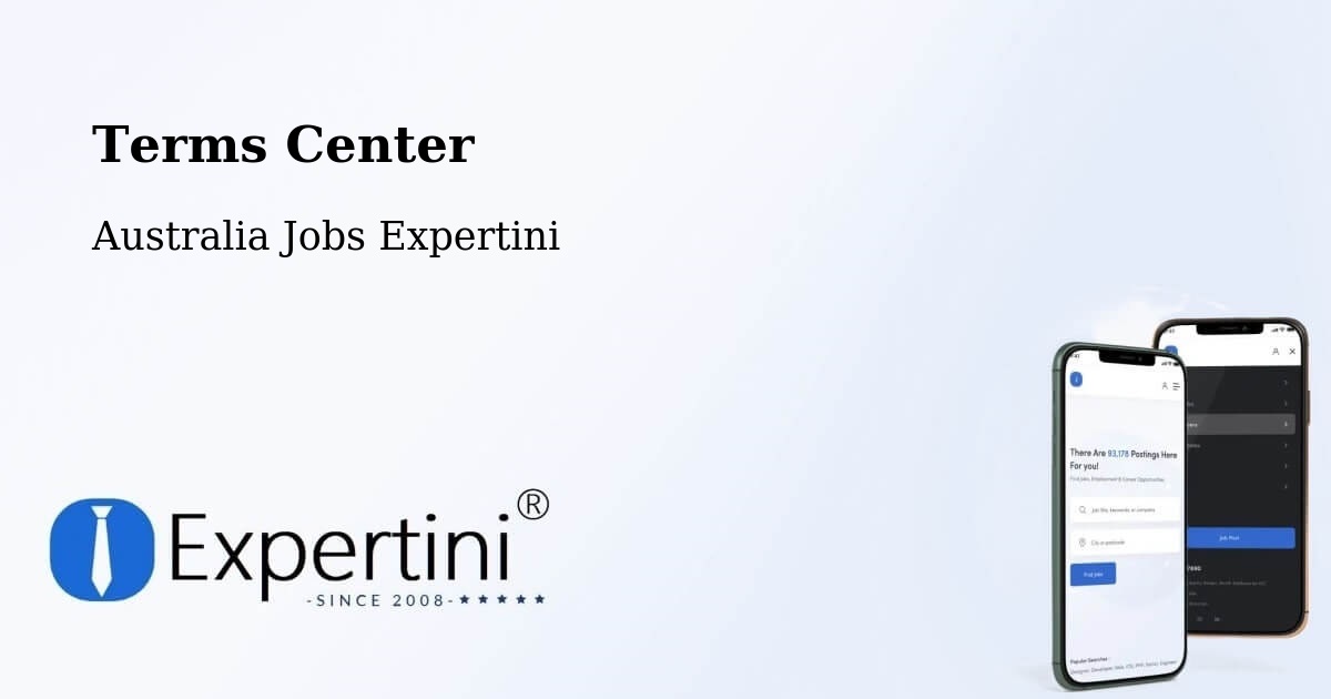 Terms of Service – Collie - Australia Jobs Expertini